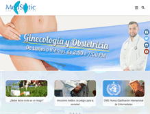 Tablet Screenshot of medsteticpanama.com